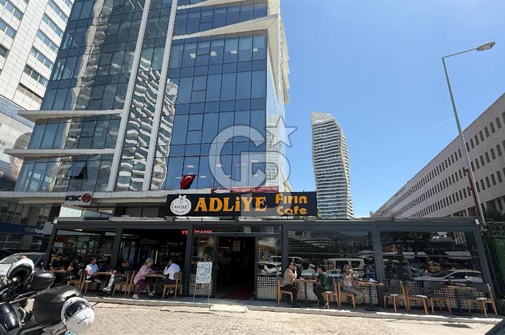 Bayraklı Marla Plaza Adliye Yanı Emsalsiz 680 m2 Devren Kiralık
