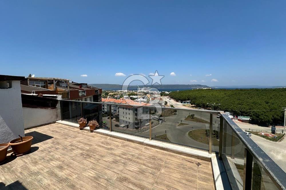 ÇANAKKALE KEPEZ'DE DENİZ MANZARALI SATILIK DUBLEKS