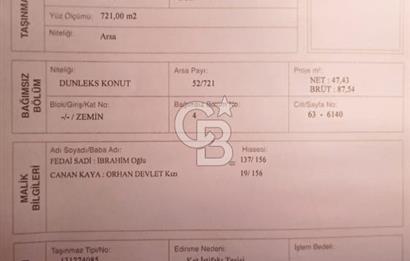 TAŞPINAR MERKEZDE SATILIK LOFT DAİRE