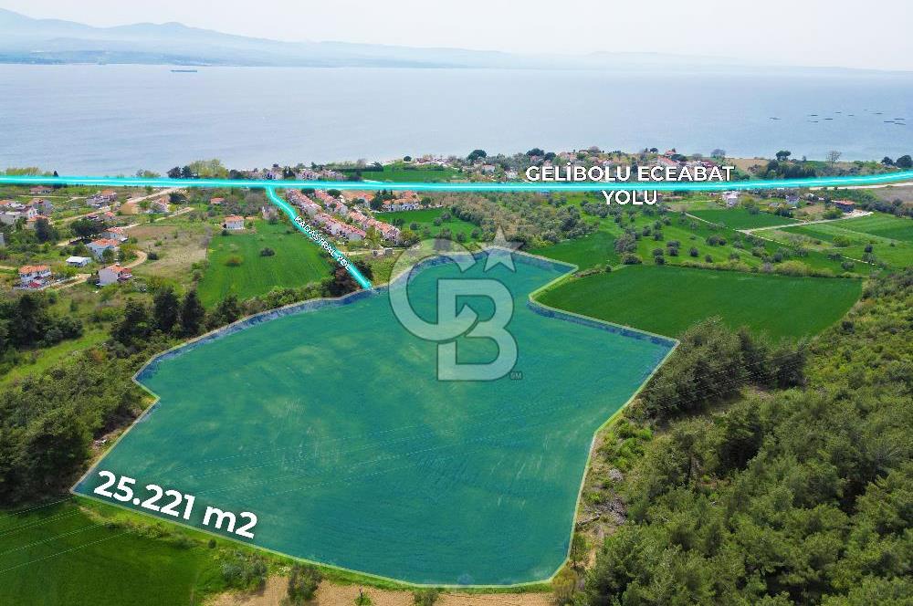 GELİBOLU PAZARLI'DA EKO TURİZM VE KONUT İMARLI SATILIK ARSA