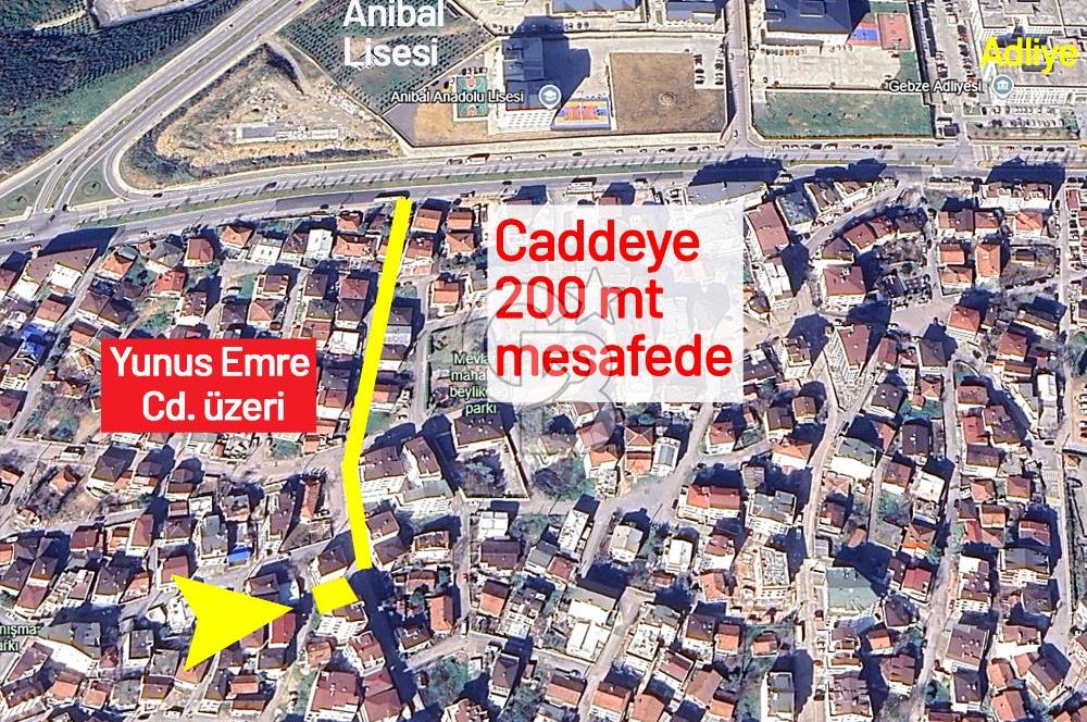 Cadde üzeri SATILIK ARSA 5 Daire yapılır, Adliye cadesine 200 mt
