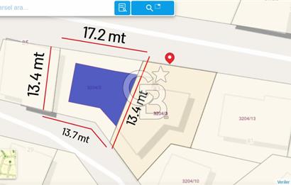 Cadde üzeri SATILIK ARSA 5 Daire yapılır, Adliye cadesine 200 mt