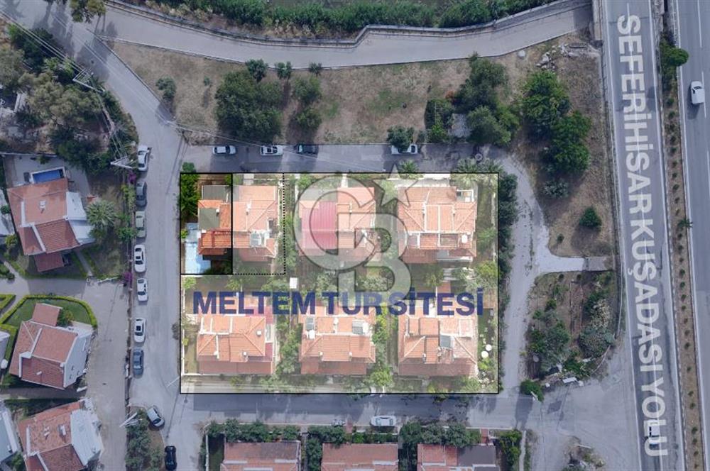 SEFERİHİSAR DOĞANBEY'İN GÖZDE SİTESİ MELTEMTUR'DA YAZ KIŞ KULLANIMA UYGUN VİLLA