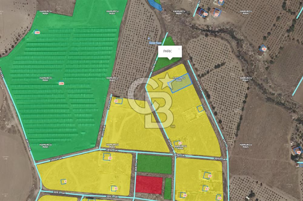 Müthiş Manzaralı Önü Yol Ve Park Temiz Villa Parseli Kat Karşılı