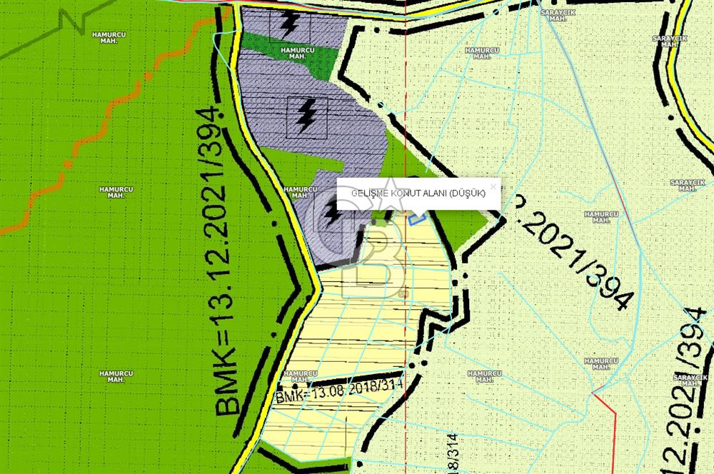 Müthiş Manzaralı Önü Yol Ve Park Temiz Villa Parseli Kat Karşılı