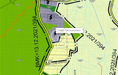 Müthiş Manzaralı Önü Yol Ve Park Temiz Villa Parseli Kat Karşılı