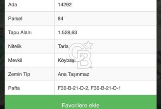 CB. AMAZON'DAN İLKADIM'DA YATIRIMLIK TARLA