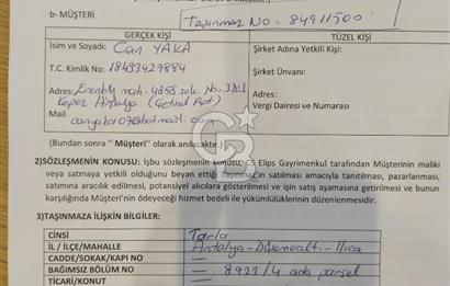 DÖŞEMEALTINDA SATILIK ARAZİ