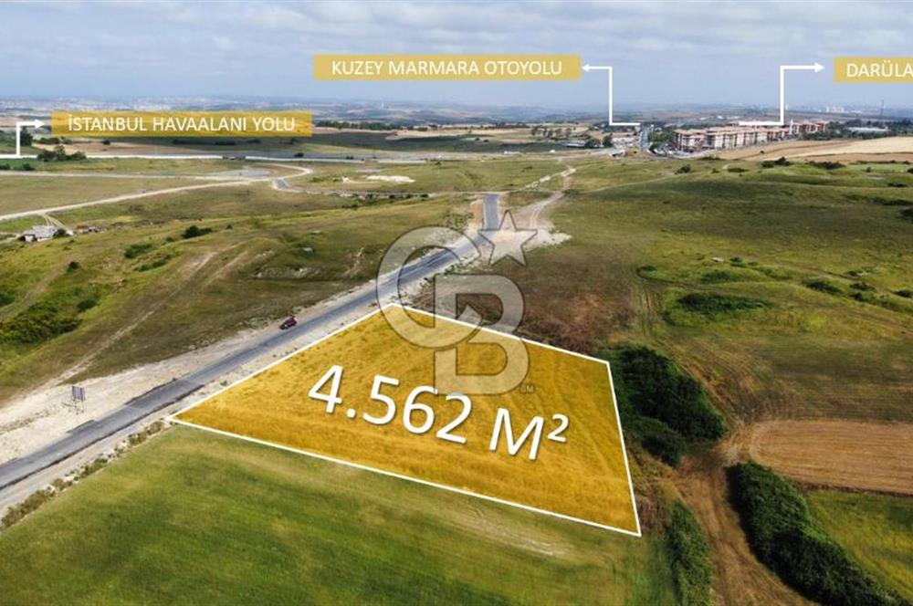 Arnavutköy Yassıörende İmar Planına Yakın Müstakil 4562 m² Tarla