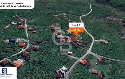 GİRESUN KEŞAP DÜZKÖY'DE KÖY İÇERİSİNDE ARSA