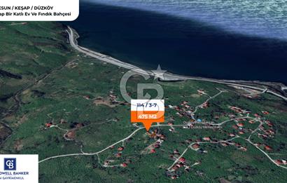 GİRESUN KEŞAP DÜZKÖY'DE KÖY İÇERİSİNDE ARSA