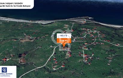 GİRESUN KEŞAP DÜZKÖY'DE KÖY İÇERİSİNDE ARSA