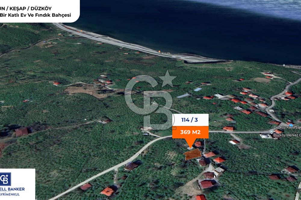 GİRESUN KEŞAP DÜZKÖY'DE KÖY İÇERİSİNDE ARSA