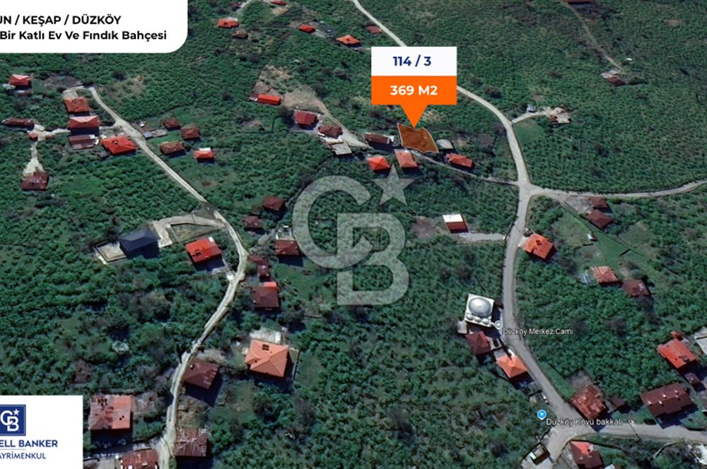 GİRESUN KEŞAP DÜZKÖY'DE KÖY İÇERİSİNDE ARSA