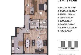 TUZLA MEDCEZİR'DE DENİZE 0 BAHÇELİ PRESTİJLİ 2+1 YALI DAİRESİ