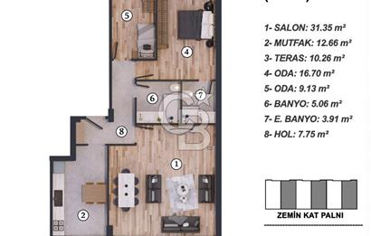 TUZLA MEDCEZİR'DE DENİZE 0 BAHÇELİ PRESTİJLİ 2+1 YALI DAİRESİ