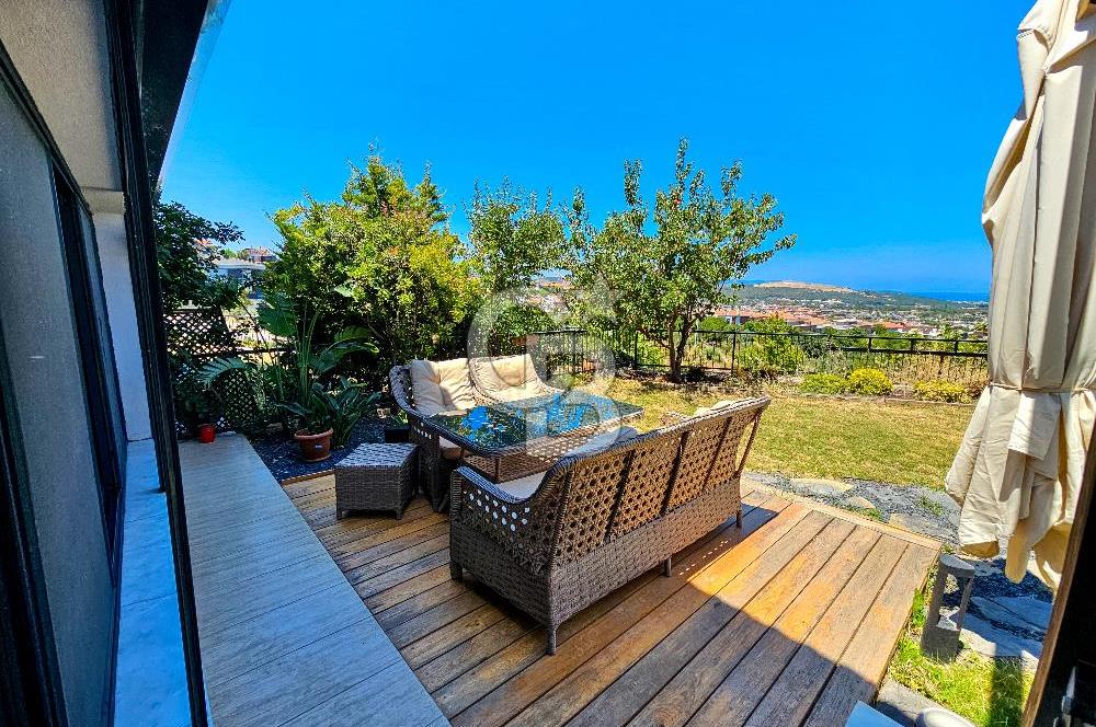 Güzelbahçe Kahramandere Full Deniz Manzaralı Bakımlı 4+2 Villa