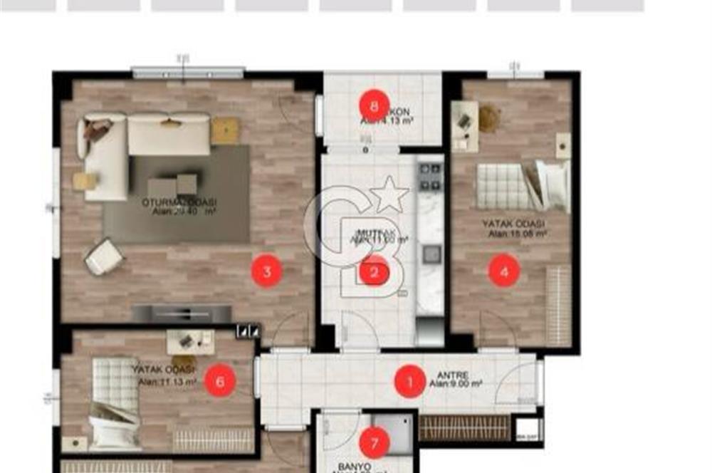 SANCAKTEPE BELEDİYESİNE YAKIN LÜKS 3+1  SATILIK DAİRE-HAVUZLU PROJE!!