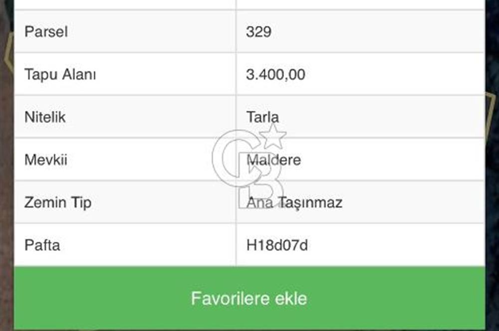 ÇANAKKALE BİGA HARMANLI KÖYÜ SATILIK TARLA