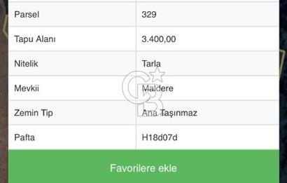 ÇANAKKALE BİGA HARMANLI KÖYÜ SATILIK TARLA