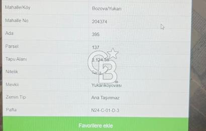 KORKUTELİ BOZOVA MAH YUKARI MEVKİİ SATILIK BÜYÜK TARLA