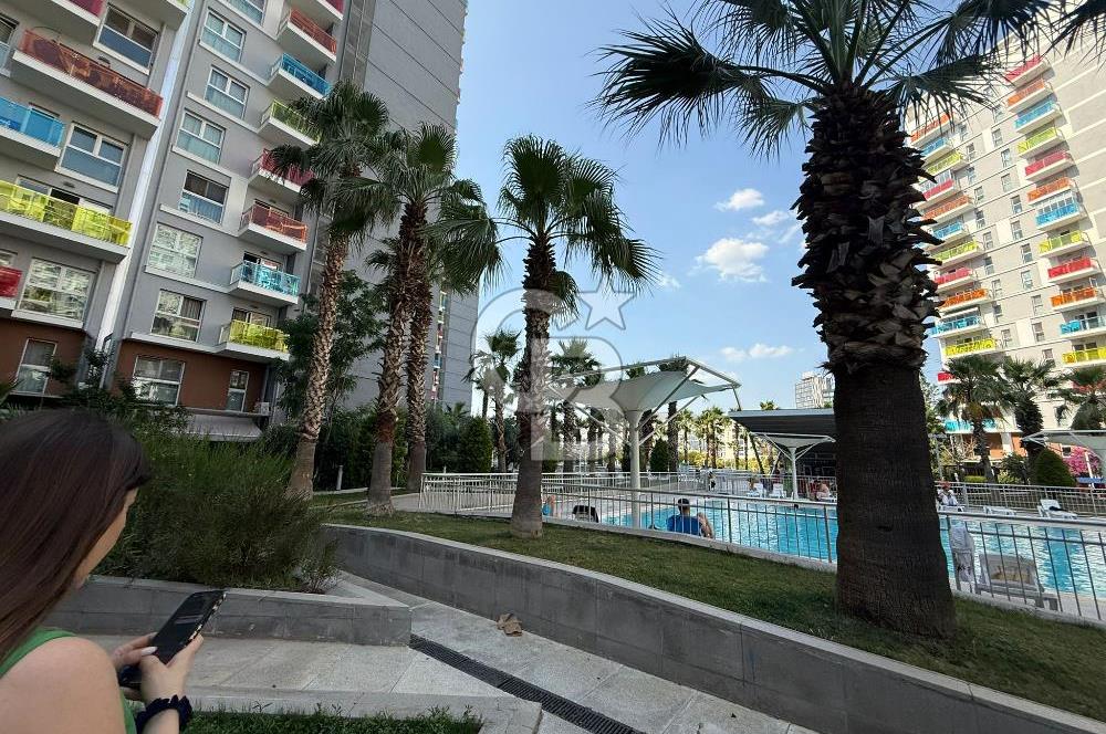 KARŞIYAKA KİRALIK DAİRE 1+1  EŞYALI SOYAK OPTİMUS SİTESİNDE 