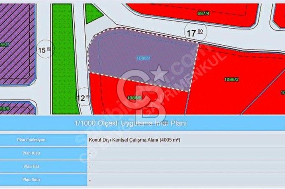 CB ENVOY'dan Gölcük Sanayi Sitesi Yanı 4.004m2 KDKÇA Arsa