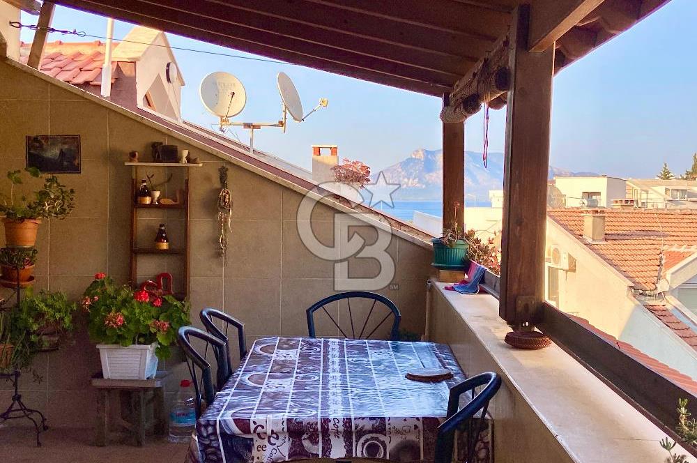 Datça Merkez'de 101 Gün ve Üzeri Kiralık 2+1 Dubleks