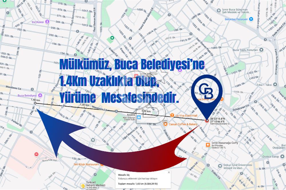 Buca - Dokuz Eylül Üniversitesi Yakını Yatırımlık 2+0 Daire