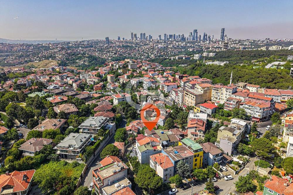 Kiralık müstakil bina Emirgan koruya yakın site içinde 4 katlı