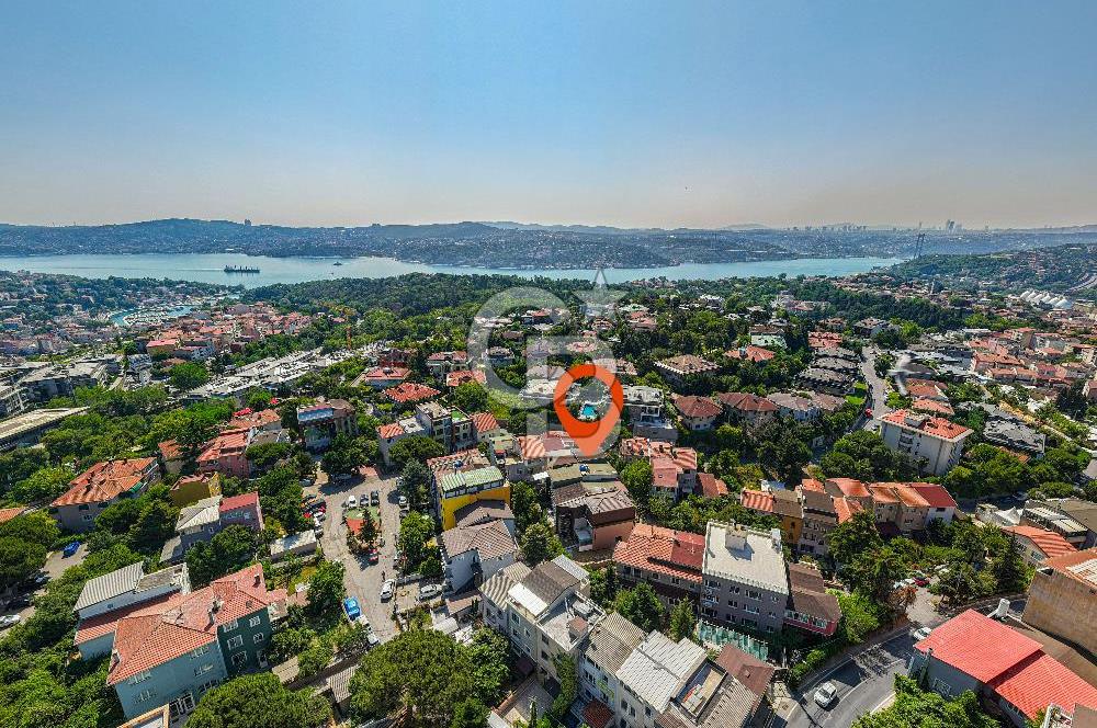 Kiralık müstakil bina Emirgan koruya yakın site içinde 4 katlı