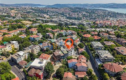 Kiralık müstakil bina Emirgan koruya yakın site içinde 4 katlı