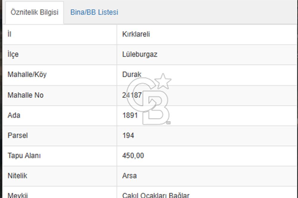LÜLEBURGAZ DURAK MAHALLESİNDE HIZLI TRENE YAKIN İMARLI 