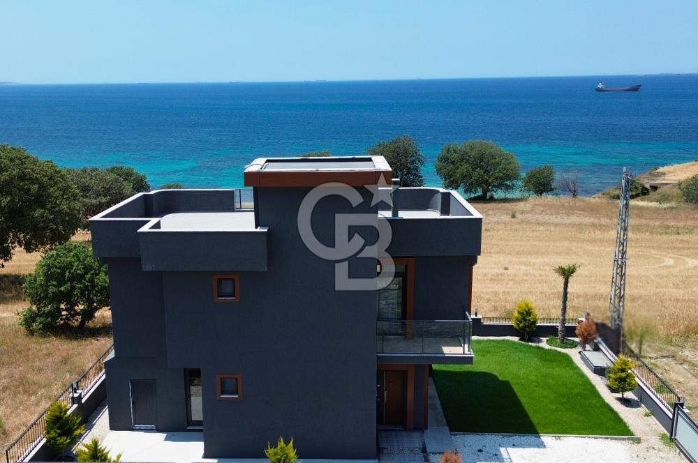 ÇANAKKALE KUMBURUN BAĞLİMAN MEVKİNDE FULL DENİZ MANZARALI VİLLA