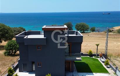 ÇANAKKALE KUMBURUN BAĞLİMAN MEVKİNDE FULL DENİZ MANZARALI VİLLA