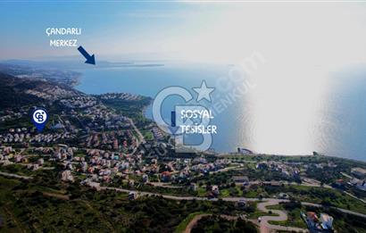 ÇANDARLI EYKO'DA DENİZ MANZARALI 321 M² ARSA
