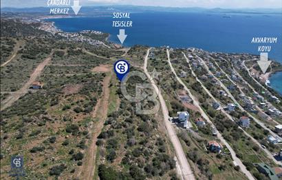 ÇANDARLI EYKO SİTESİNDE DENİZ MANZARLI SATILIK ARSA