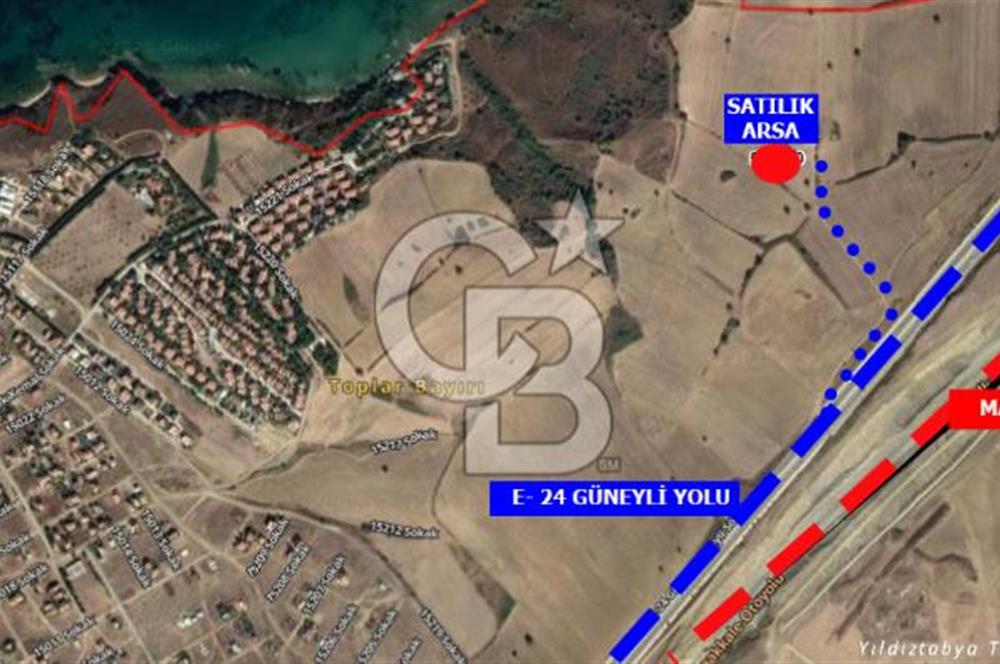 Güneyli De Full Deniz Manzaralı Yola Cephe Satılık Arsa