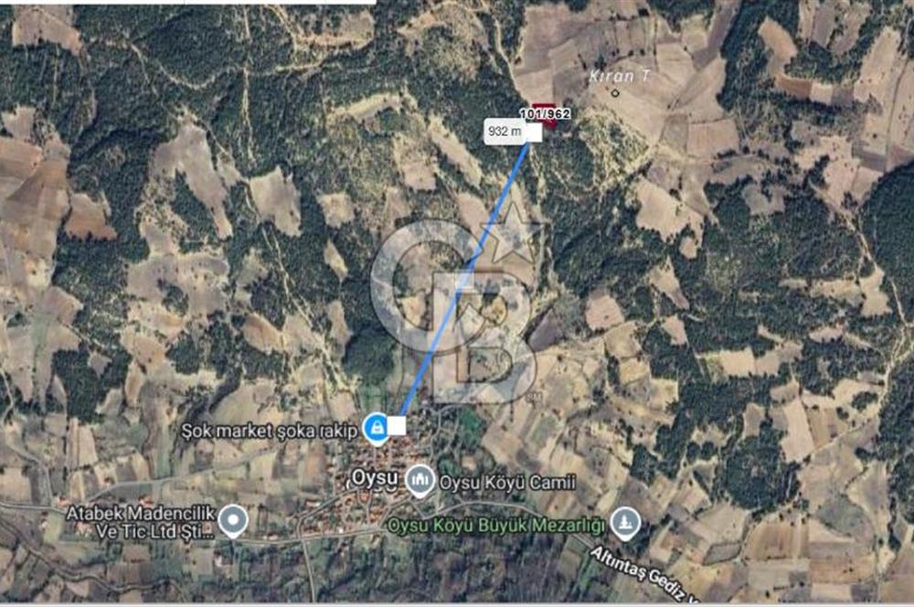 Kütahya/Altıntaş/Oysu Mahallesinde Ormana Sınır 2673 M2 Tarla