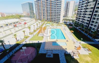 Manisa Meydan Sitesi Havuz Cephe Kiralık 1+1 Daire