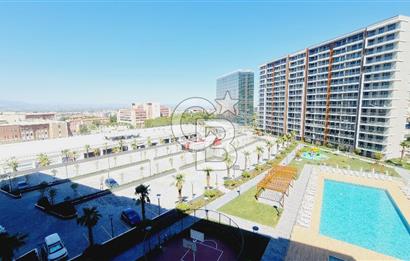 Manisa Meydan Sitesi Havuz Cephe Kiralık 1+1 Daire