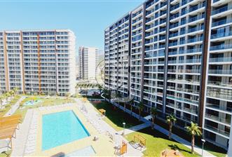 Manisa Meydan Sitesi Havuz Cephe Kiralık 1+1 Daire