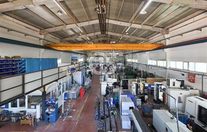 AYOSB de 3.600 m² Alanlı 1.400 m² Kapalı Alanlı Satılık Fabrika