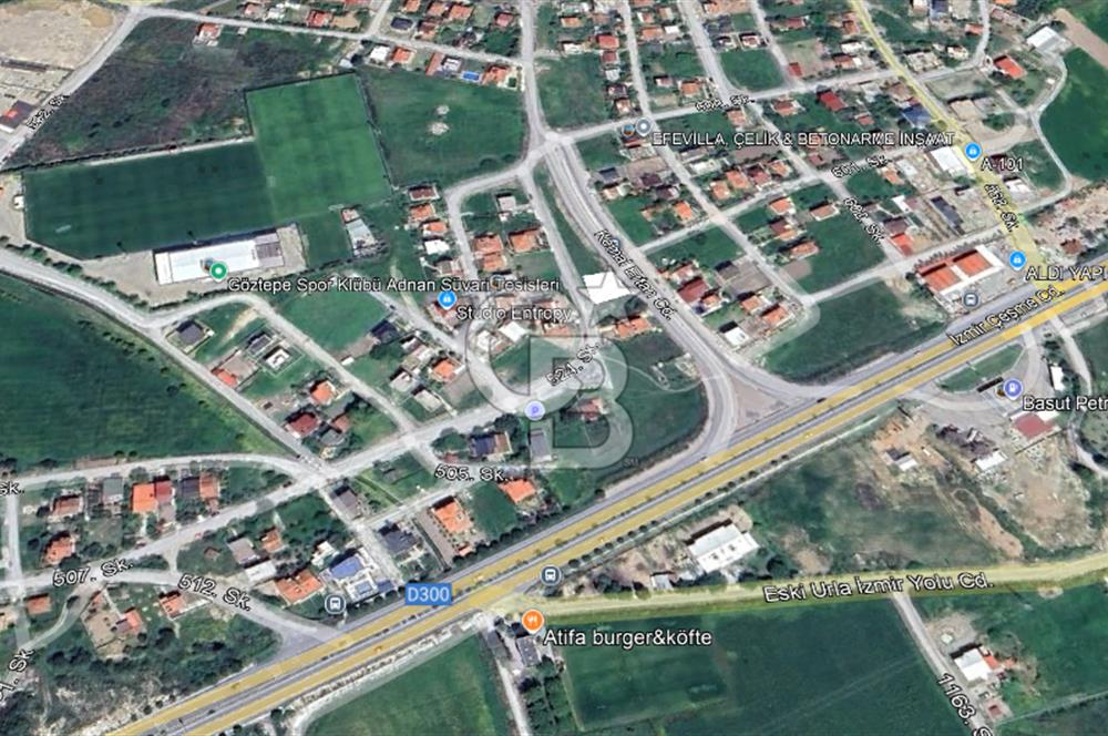 Urla Torasan'da 15/30 imarlı Yol Cepheli Satılık Arsa