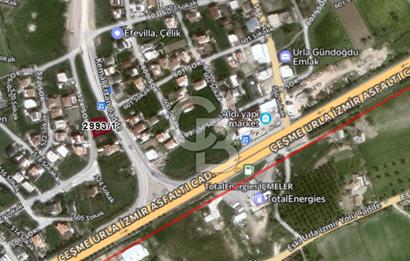 Urla Torasan'da 15/30 imarlı Yol Cepheli Satılık Arsa