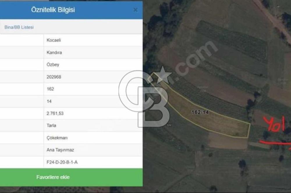 CB Fly'dan Sahillere Çok Yakın Yola Bir Parsel 2761 m² Tarla
