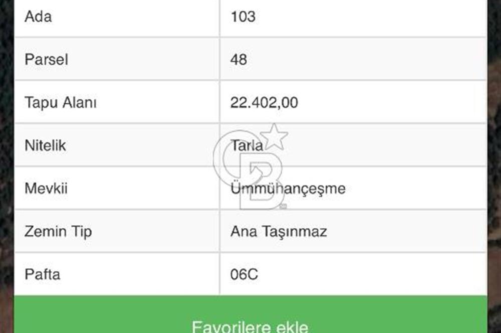 ÇANAKKALE BAYRAMİÇ HACIBEKİRLER KÖYÜ SATILIK TARLA