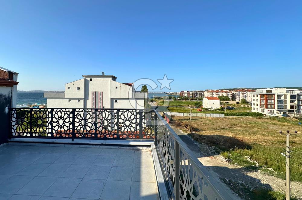 Çanakkale Lapseki'de Çift Balkon Geniş Teraslı 4+1 Dubleks Daire