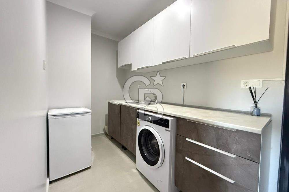 DENİZ MANZARALI, GENİŞ TERASLI İKİZ VİLLA 480M2 NET KULLANIM