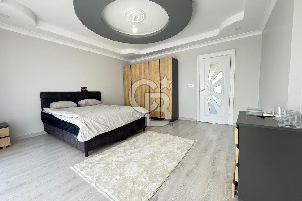 DENİZ MANZARALI, GENİŞ TERASLI İKİZ VİLLA 480M2 NET KULLANIM